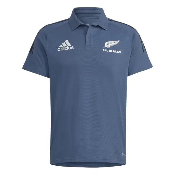All Blacks Rugby Polo Shirt (Wonder Steel)
