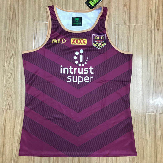 Maroons  QLD Rugby Training Singlet